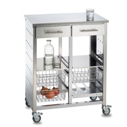 Grande desserte de cuisine