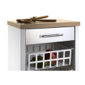 white kitchen trolley
