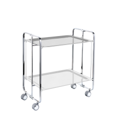 Carrinho de apoio branco