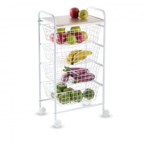 desserte de cuisine blanche