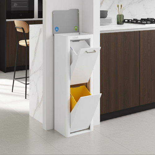 Selective sorting bin, trash can...