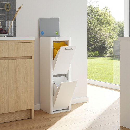 Selective sorting bin, trash can...