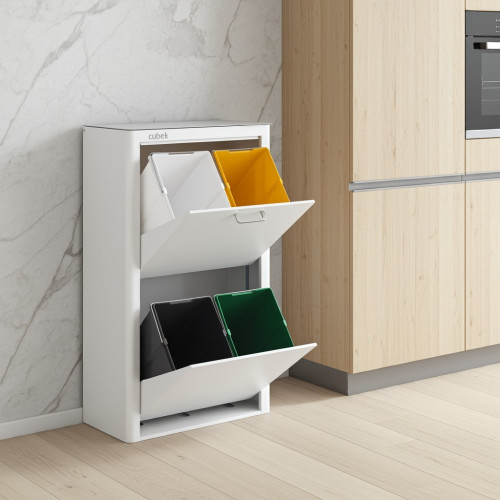 Poubelle cuisine de tri sélectif...