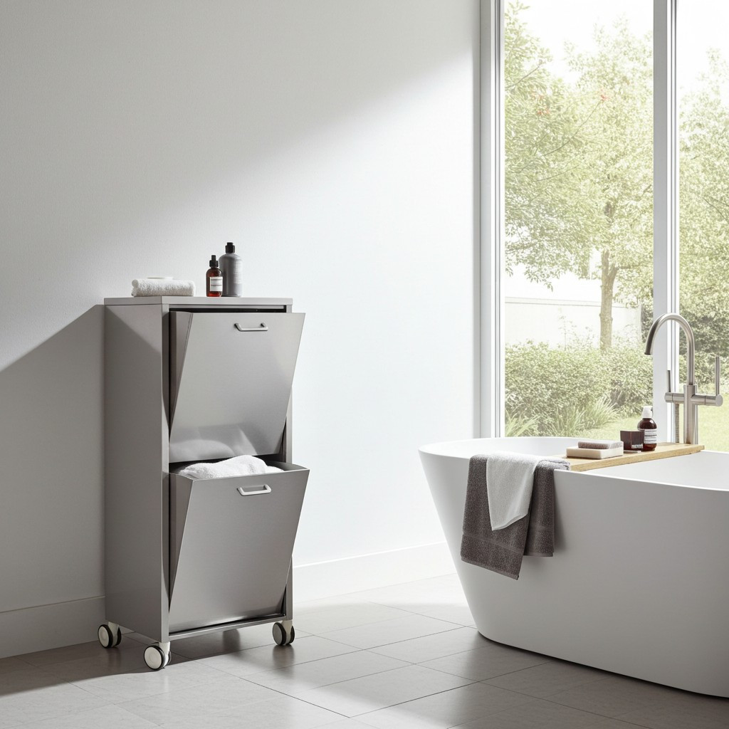 Tango stainless-steel laundry sorter