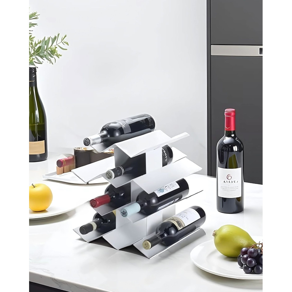 In Vino Veritas tabletop bottle rack