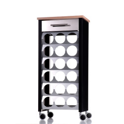 Bottle storage trolley...