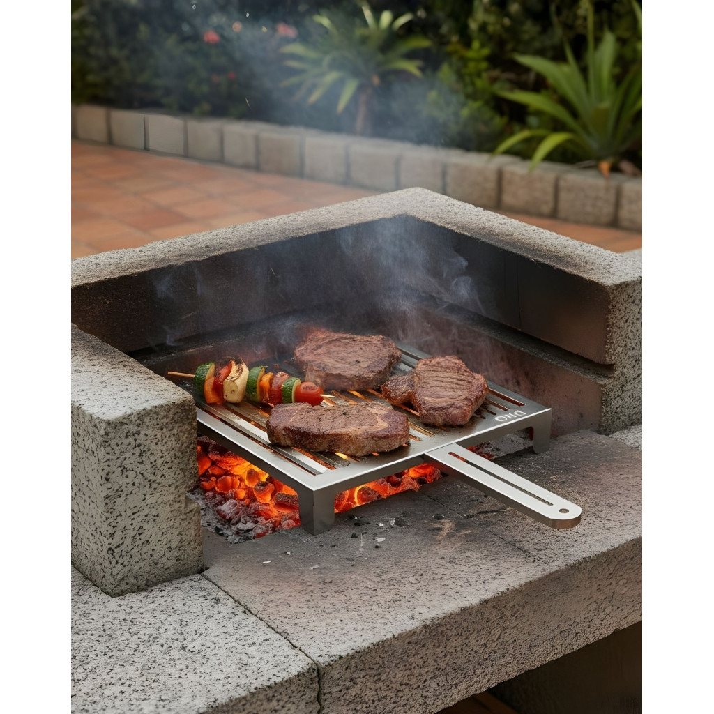 Stainless steel grill accessory