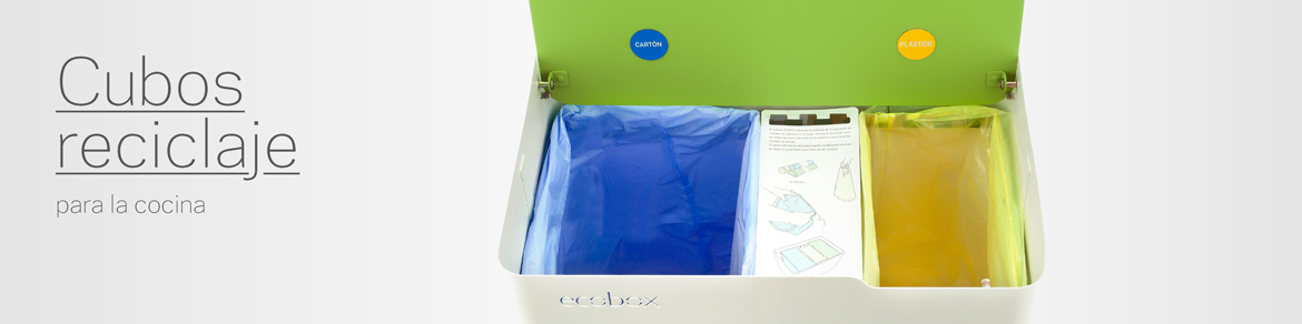 Cubo Reciclaje Apilable Papel y Cartón 30L - USE FAMILY
