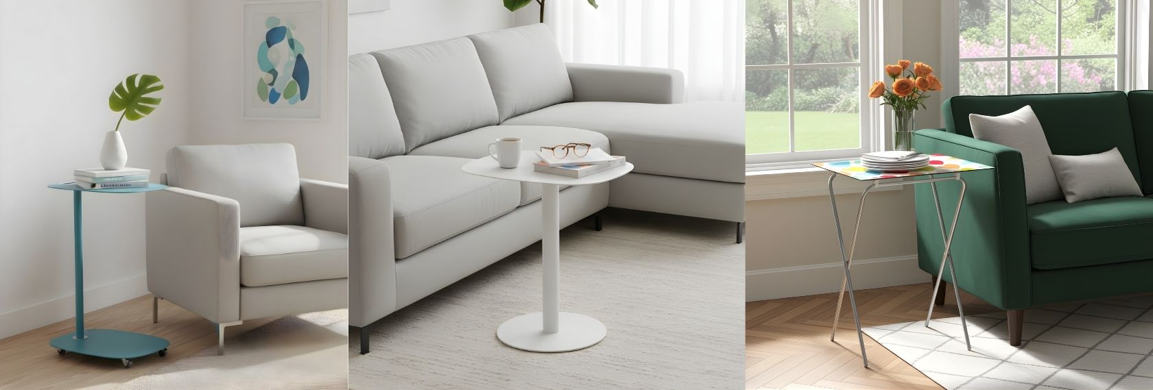 Side tables designed to adapt to your space